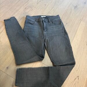 LOFT High Rise Legging Jeans Size 4 Gray Wash Skinny Denim Casual Everyday‎